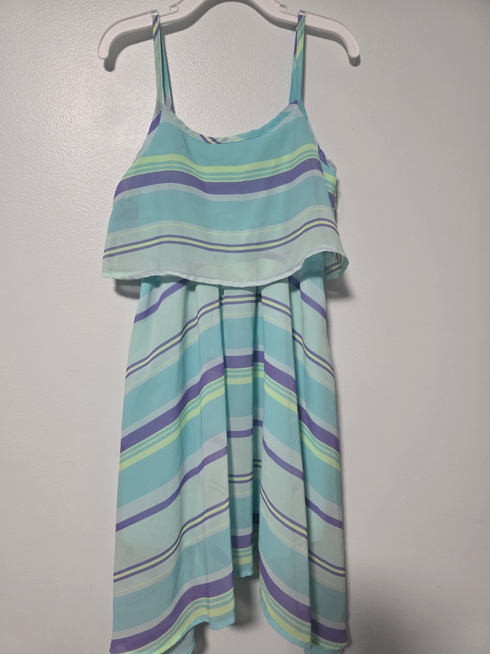 Girls' Floral Smocked Dress and Aqua Stripe Sundress - Bundle - Picture 3 of 13